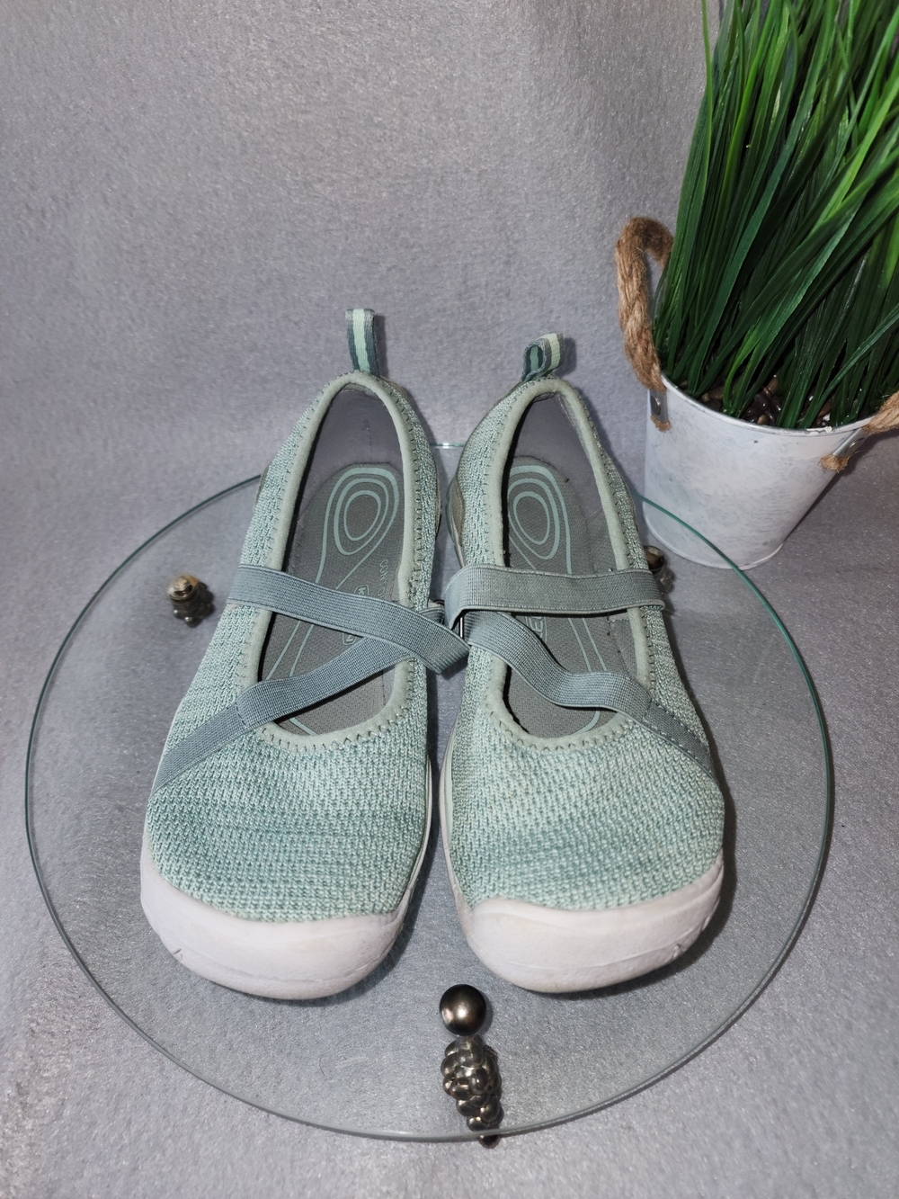 Keen Green Slip-On Arch Support Insole Mary Jane Lightweight